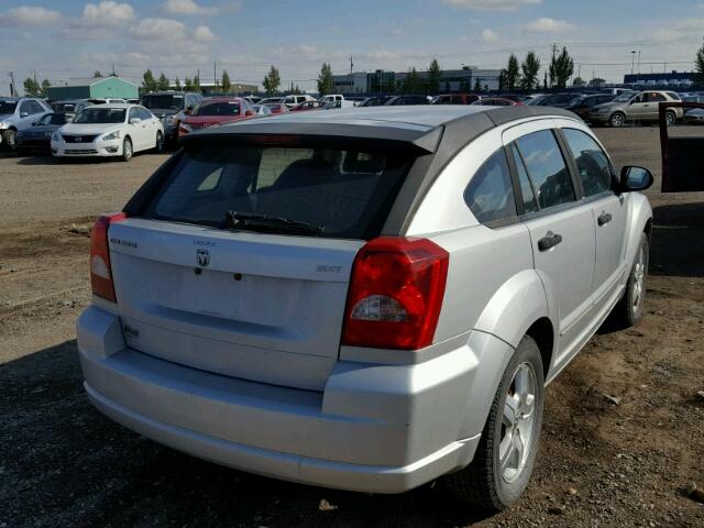 1B3HB48B77D514880 - 2007 DODGE CALIBER SX GRAY photo 4