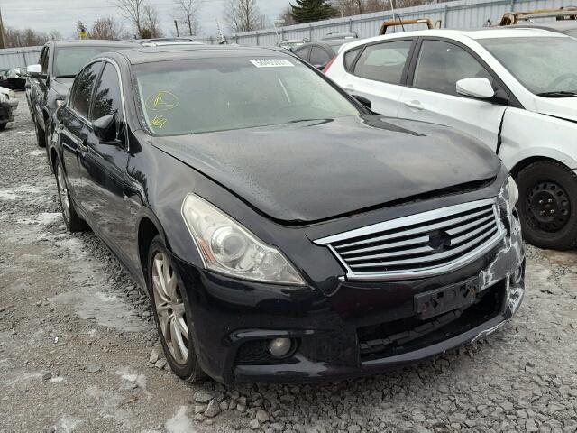 JN1CV6AR8AM453830 - 2010 INFINITI G37 BLACK photo 1