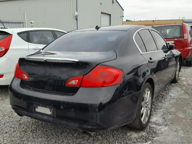 JN1CV6AR8AM453830 - 2010 INFINITI G37 BLACK photo 4