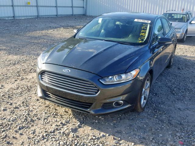 3FA6P0H79FR181203 - 2015 FORD FUSION SE GRAY photo 2