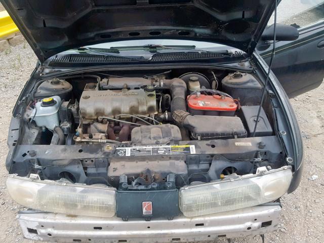 1G8ZH5281XZ258429 - 1999 SATURN SL1 BLACK photo 7