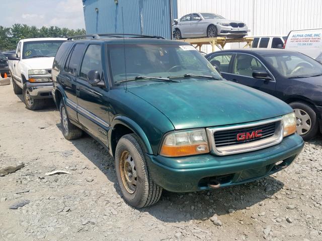 1GKDT13W3W2541639 - 1998 GMC JIMMY GREEN photo 1