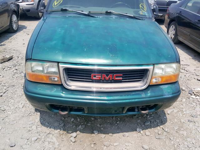 1GKDT13W3W2541639 - 1998 GMC JIMMY GREEN photo 9