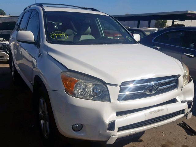 JTMBK31V785051721 - 2008 TOYOTA RAV4 LIMIT WHITE photo 1