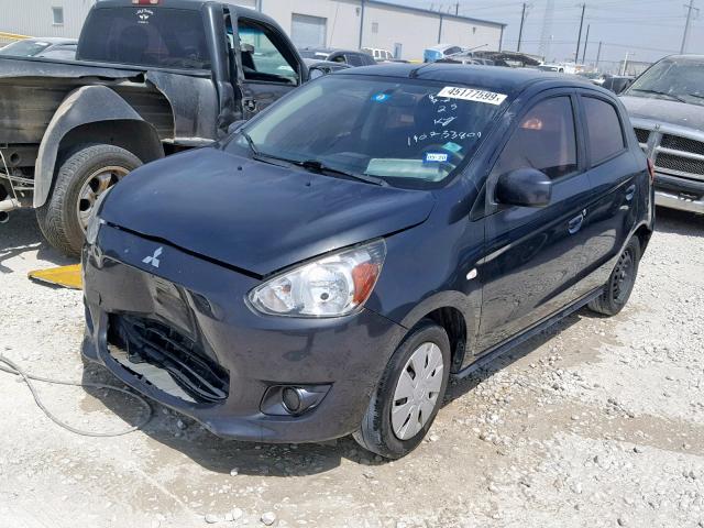 ML32A3HJ8EH021033 - 2014 MITSUBISHI MIRAGE DE GRAY photo 2