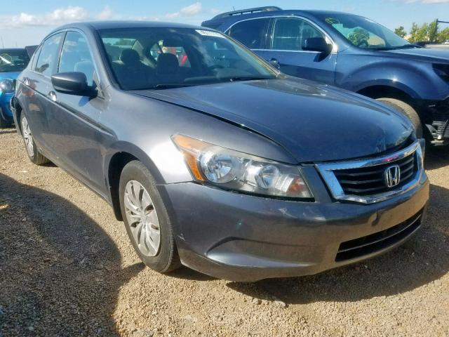 1HGCP2E36AA100219 - 2010 HONDA ACCORD LX GRAY photo 1