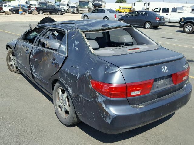 JHMCN36485C000701 - 2005 HONDA ACCORD HYB GRAY photo 3