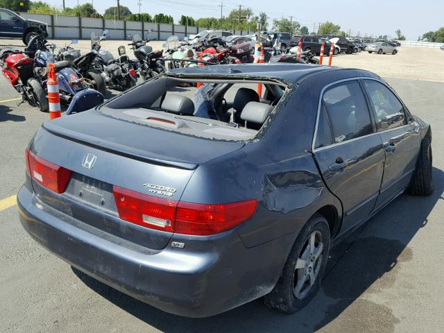 JHMCN36485C000701 - 2005 HONDA ACCORD HYB GRAY photo 4