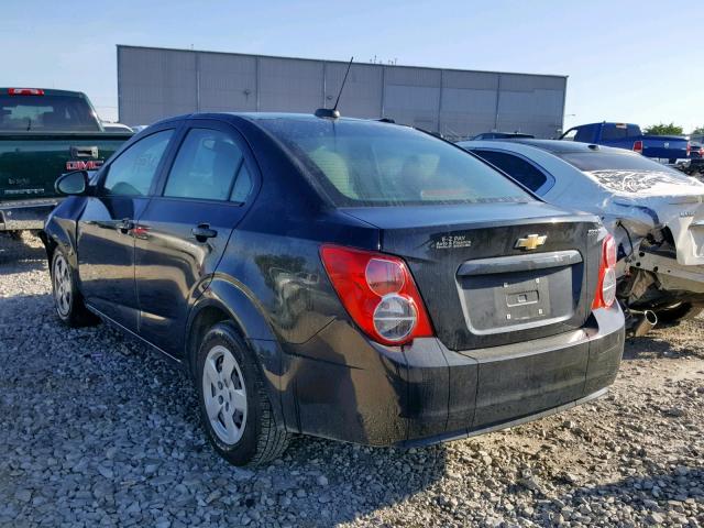 1G1JA5SH9F4209653 - 2015 CHEVROLET SONIC LS BLACK photo 3
