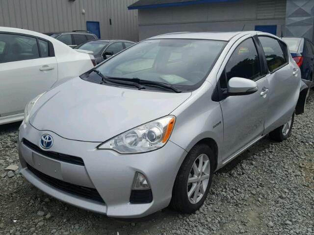 JTDKDTB36E1060503 - 2014 TOYOTA PRIUS C GRAY photo 2