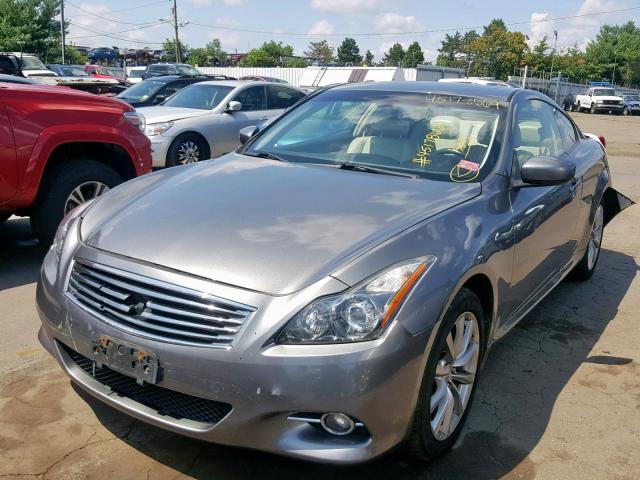 JN1CV6EL0DM982151 - 2013 INFINITI G37 GRAY photo 2