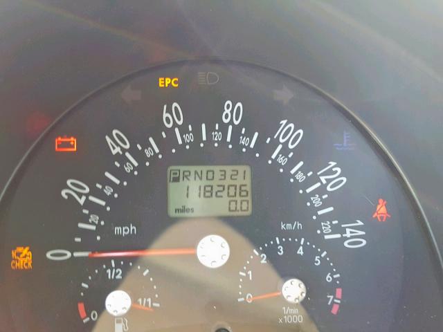 3VWCK21C82M422428 - 2002 VOLKSWAGEN NEW BEETLE წითელი ფოტო 8