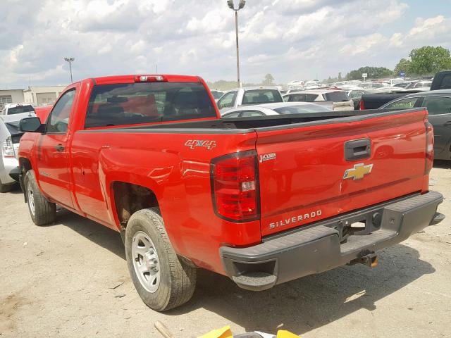 1GCNKPEC7FZ369860 - 2015 CHEVROLET SILVERADO RED photo 3