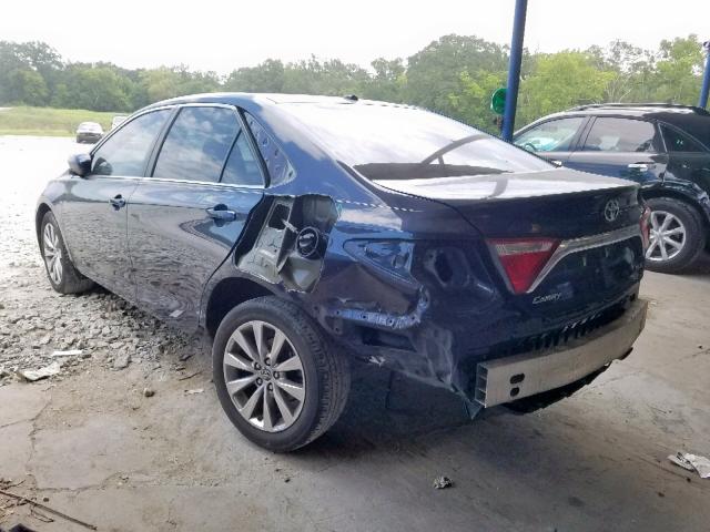 4T1BF1FK9FU946844 - 2015 TOYOTA CAMRY LE BLUE photo 3