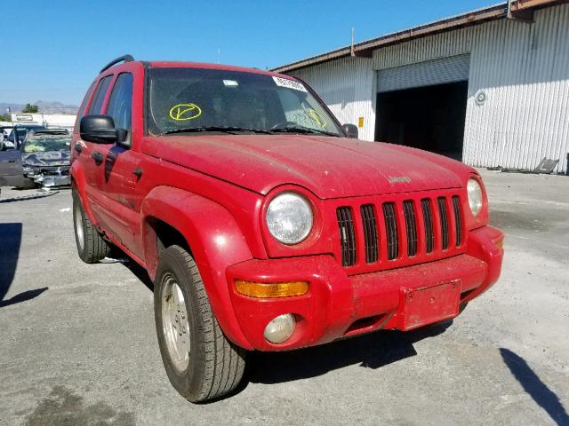 1J8GL58K42W202101 - 2002 JEEP LIBERTY LI RED photo 1