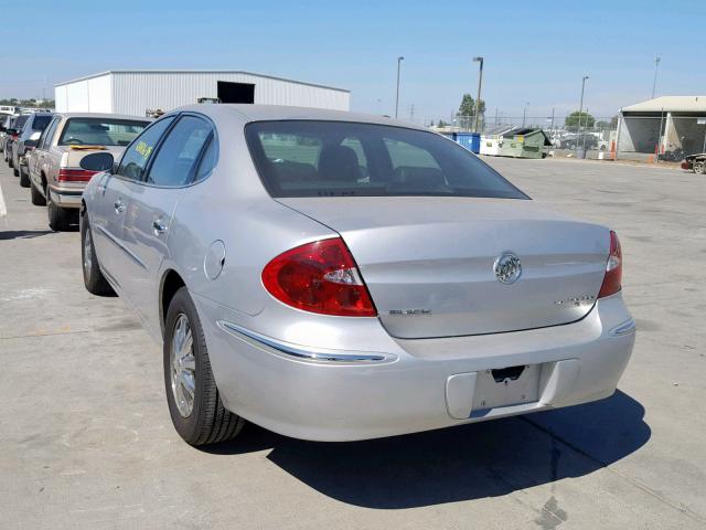 2G4WD532251208249 - 2005 BUICK LACROSSE C SILVER photo 3