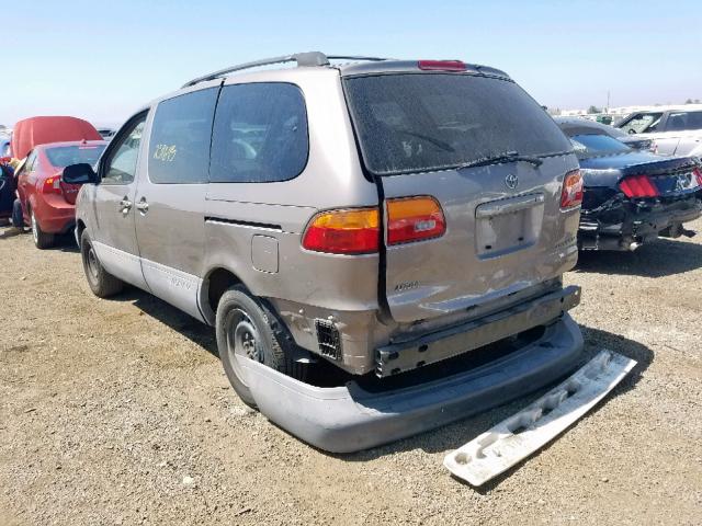 4T3ZF13C5XU158826 - 1999 TOYOTA SIENNA LE TAN photo 3