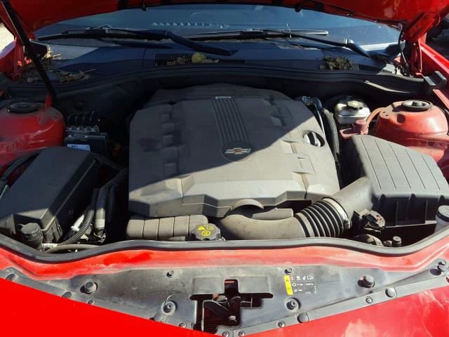 2G1FA1E33E9166518 - 2014 CHEVROLET CAMARO LS RED photo 7