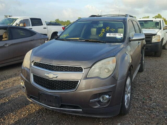 2CNFLFEYXA6205820 - 2010 CHEVROLET EQUINOX LT BROWN photo 2