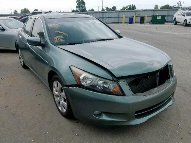 1HGCP36828A076057 - 2008 HONDA ACCORD EXL GREEN photo 1