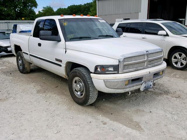 1B7KC2365WJ237999 - 1998 DODGE RAM 2500 WHITE photo 1