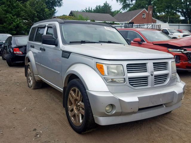 1D8GU586X7W655297 - 2007 DODGE NITRO R/T SILVER photo 1