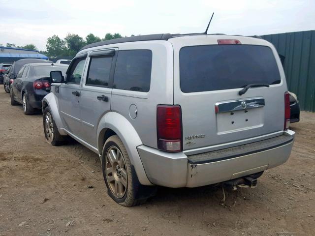 1D8GU586X7W655297 - 2007 DODGE NITRO R/T SILVER photo 3