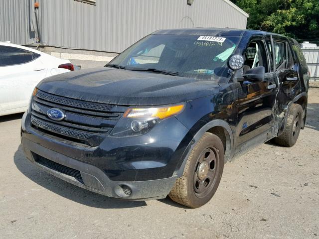 1FM5K8ARXFGC66701 - 2015 FORD EXPLORER P BLACK photo 2