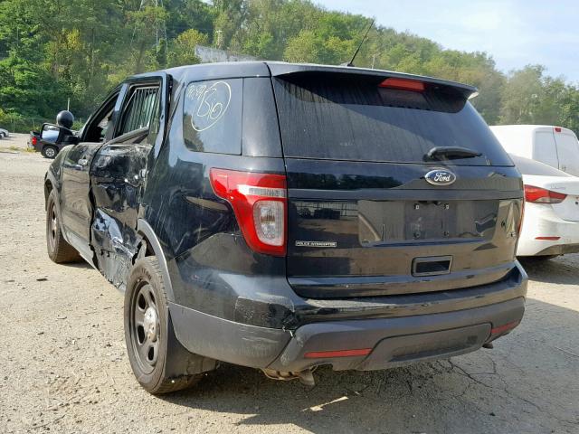 1FM5K8ARXFGC66701 - 2015 FORD EXPLORER P BLACK photo 3