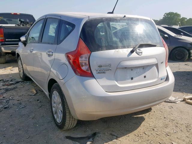 3N1CE2CP2GL389128 - 2016 NISSAN VERSA NOTE SILVER photo 3