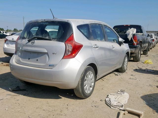 3N1CE2CP2GL389128 - 2016 NISSAN VERSA NOTE SILVER photo 4