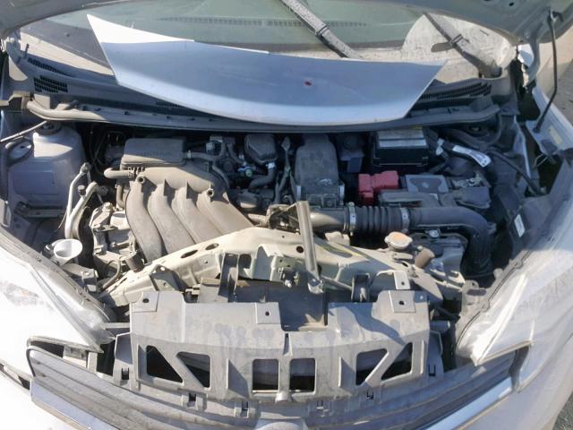 3N1CE2CP2GL389128 - 2016 NISSAN VERSA NOTE SILVER photo 7