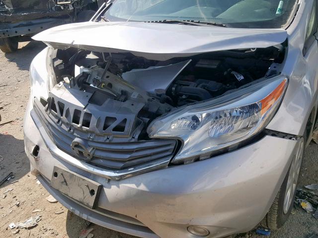 3N1CE2CP2GL389128 - 2016 NISSAN VERSA NOTE SILVER photo 9