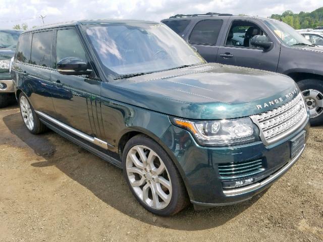 SALGS3TF8FA218192 - 2015 LAND ROVER RANGE ROVE GREEN photo 1