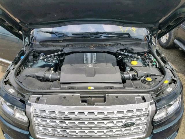 SALGS3TF8FA218192 - 2015 LAND ROVER RANGE ROVE GREEN photo 7