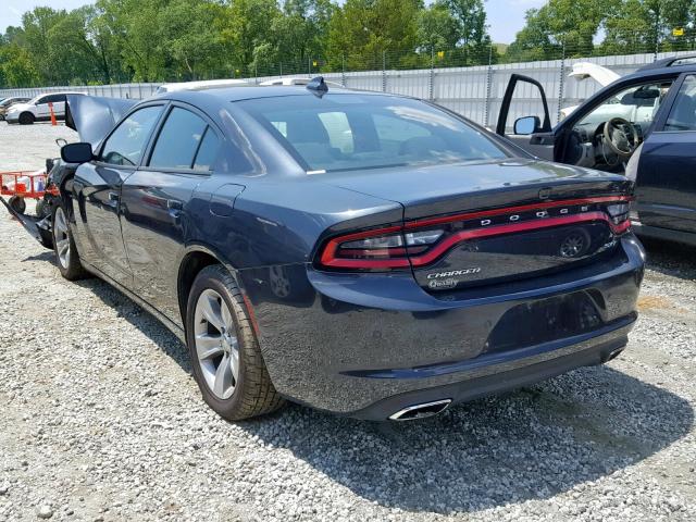 2C3CDXHG8JH166859 - 2018 DODGE CHARGER SX GRAY photo 3