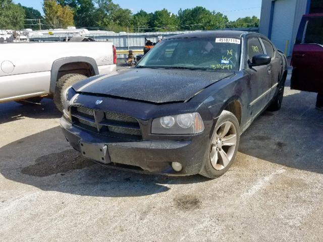 2B3CA3CV4AH311691 - 2010 DODGE CHARGER SX BLACK photo 2