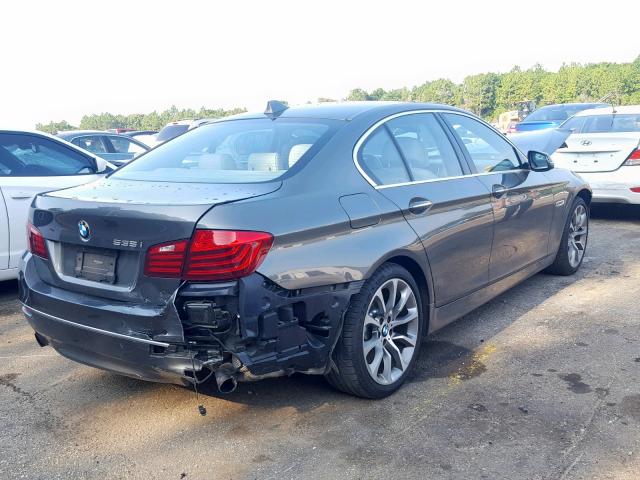 WBA5B1C5XED475245 - 2014 BMW 535 I GRAY photo 4