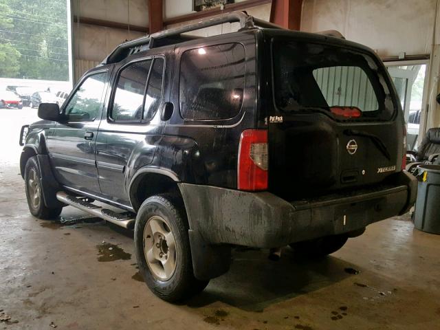 5N1ED28T63C676844 - 2003 NISSAN XTERRA XE BLACK photo 3