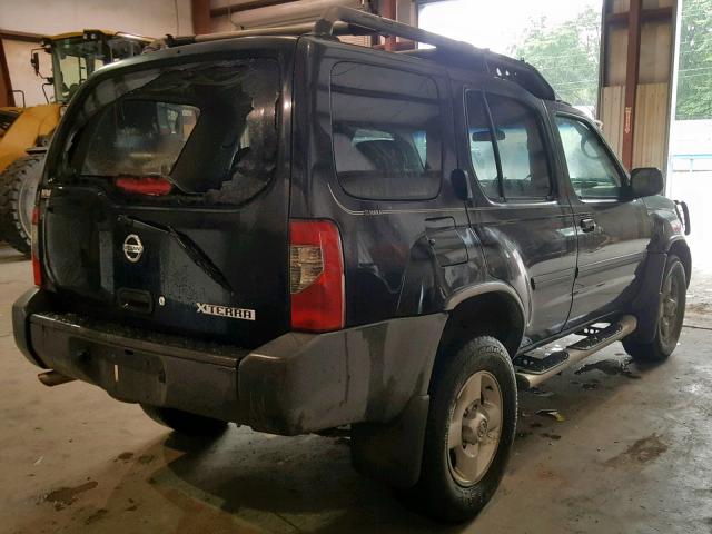 5N1ED28T63C676844 - 2003 NISSAN XTERRA XE BLACK photo 4