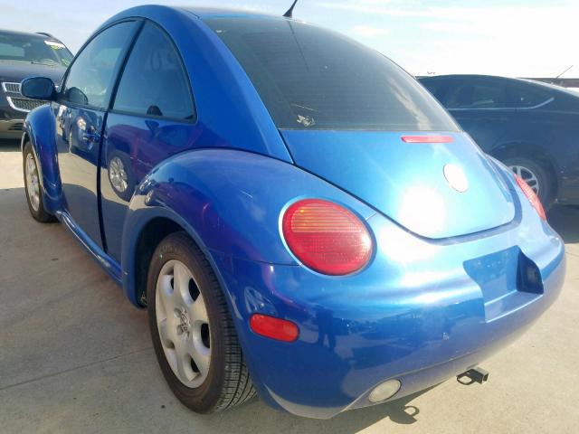 3VWCP21C43M436216 - 2003 VOLKSWAGEN NEW BEETLE ლურჯი ფოტო 3