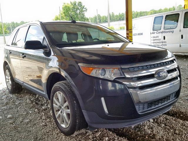 2FMDK3JCXDBC69192 - 2013 FORD EDGE SEL BLACK photo 1