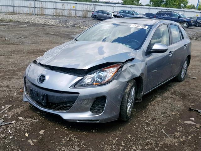 JM1BL1M78C1622521 - 2012 MAZDA 3 I SILVER photo 2