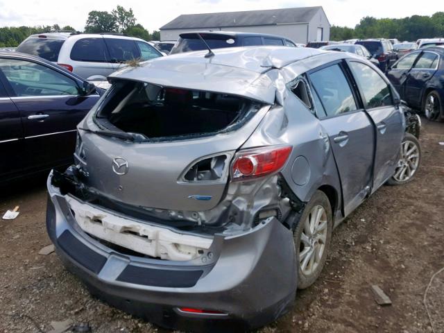 JM1BL1M78C1622521 - 2012 MAZDA 3 I SILVER photo 4