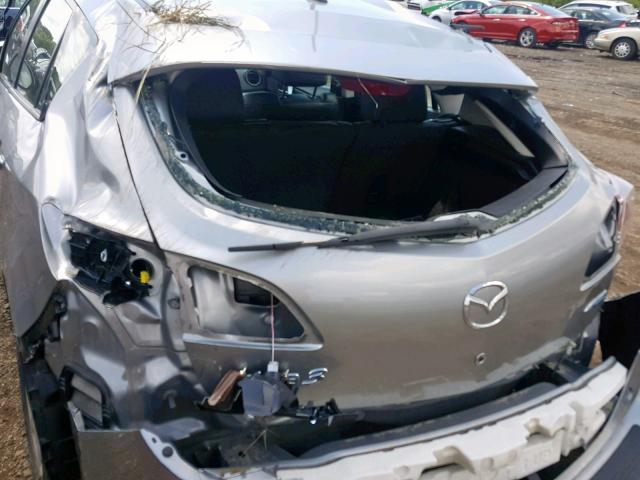 JM1BL1M78C1622521 - 2012 MAZDA 3 I SILVER photo 9