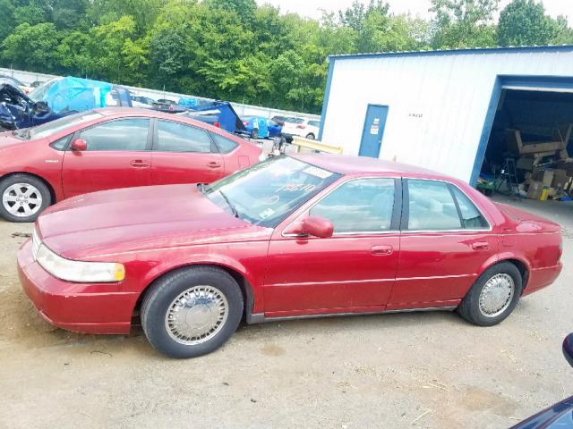 1G6KY5498YU155510 - 2000 CADILLAC SEVILLE ST RED photo 9