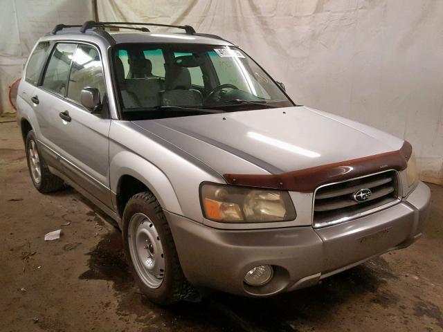 JF1SG65614H707349 - 2004 SUBARU FORESTER SILVER photo 1