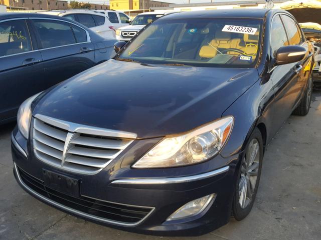 KMHGC4DD5CU186167 - 2012 HYUNDAI GENESIS 3. GRAY photo 2