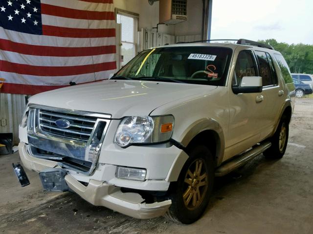 1FMEU7EE1AUA73522 - 2010 FORD EXPLORER E WHITE photo 2