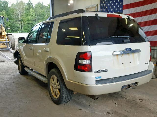 1FMEU7EE1AUA73522 - 2010 FORD EXPLORER E WHITE photo 3